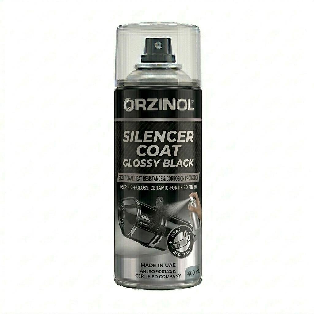 Silencer Coat Glossy Black